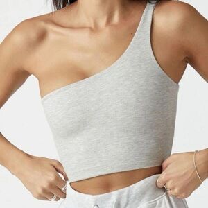 Joah Brown Single Strap Crop Tank